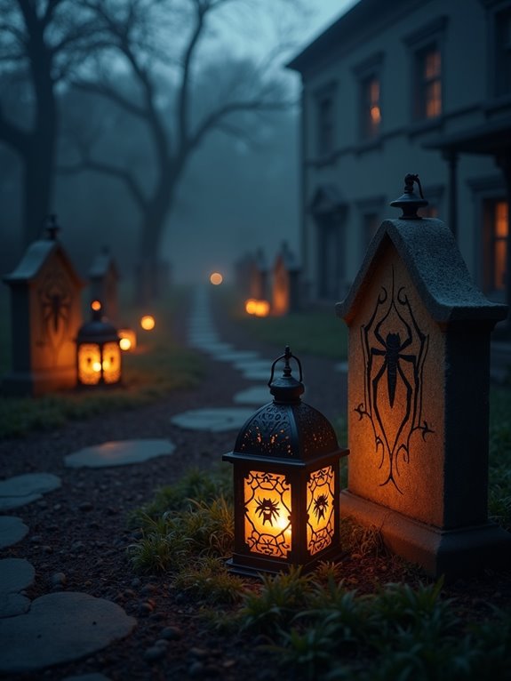 creepy crawly halloween lanterns
