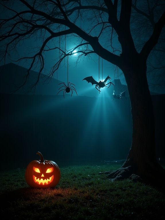 creepy crawly outdoor spotlighting