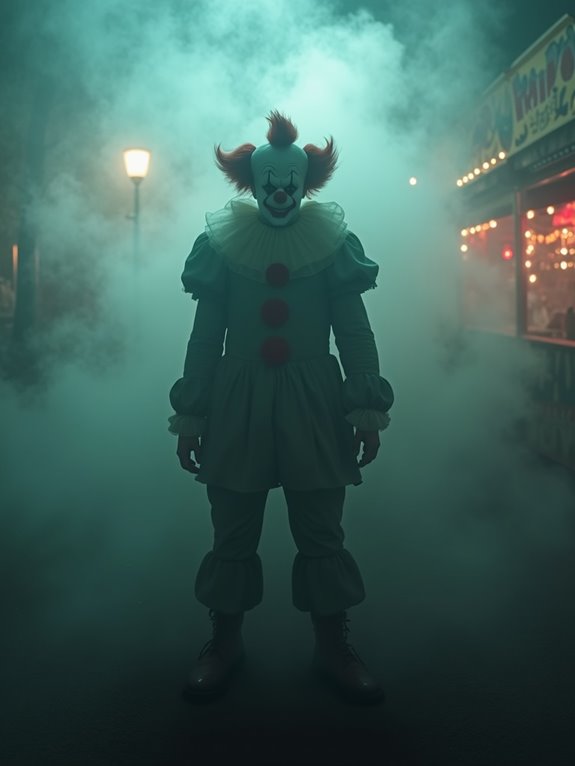 creepy foggy clown encounter