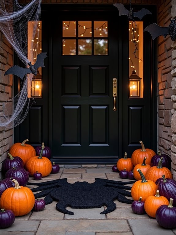 creepy halloween door mats