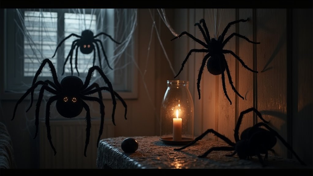 creepy spider decorations collection