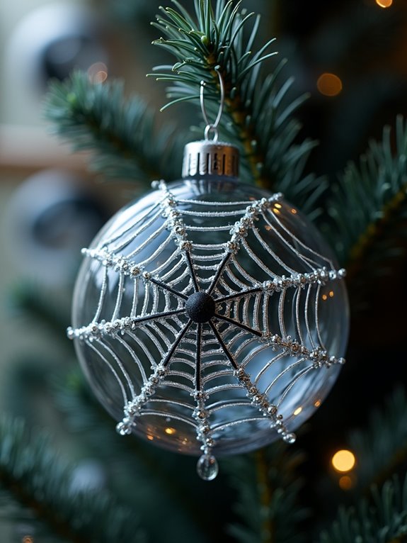 creepy spider web decorations