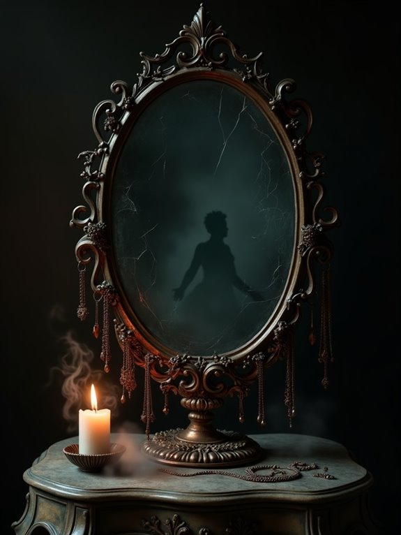 cursed mirror jewelry holder