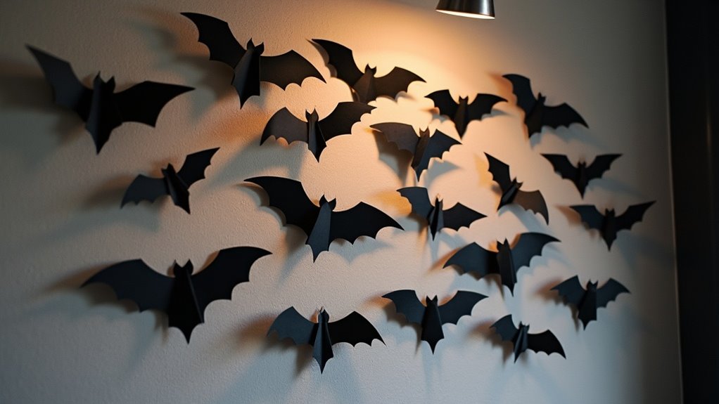 diy spooky bat decor