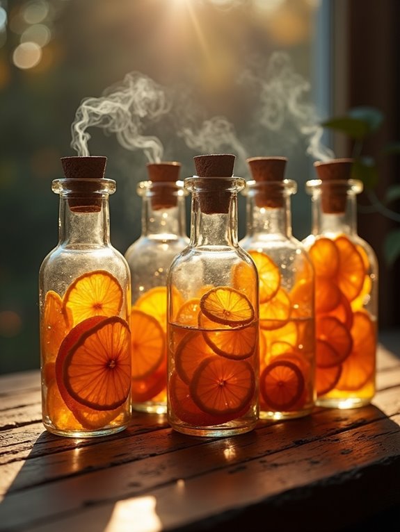 dried citrus potion decor
