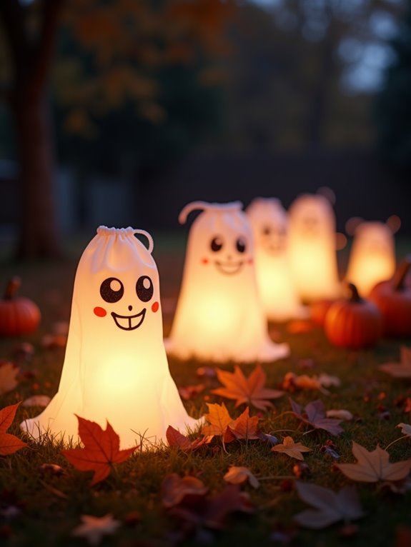 eco friendly halloween ghost lanterns