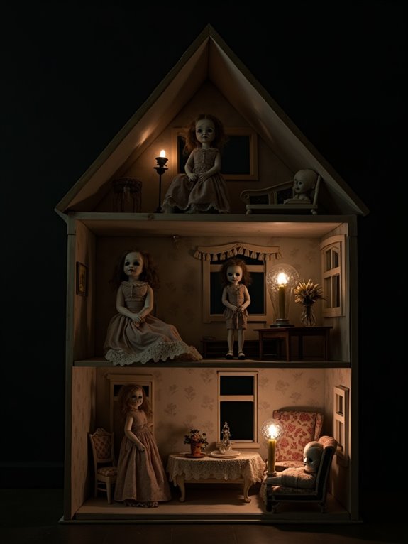 eerie dollhouse chilling atmosphere