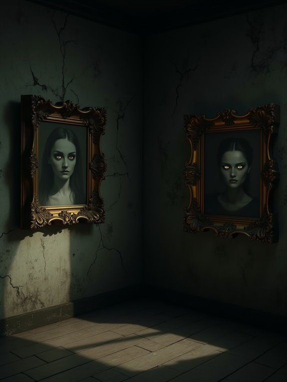 eerie gaze follows you