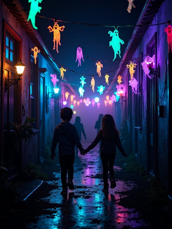 eerie glow stick lighting