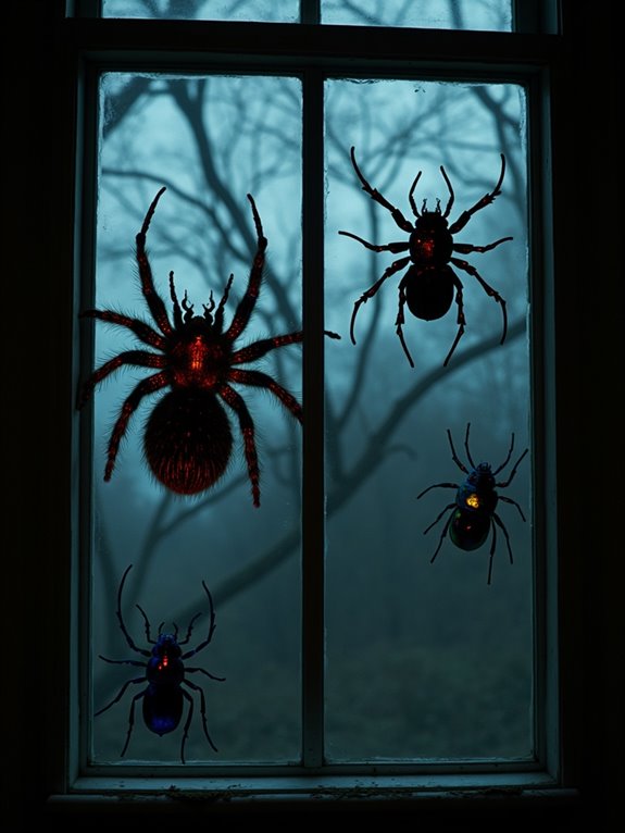 eerie insect themed decorations