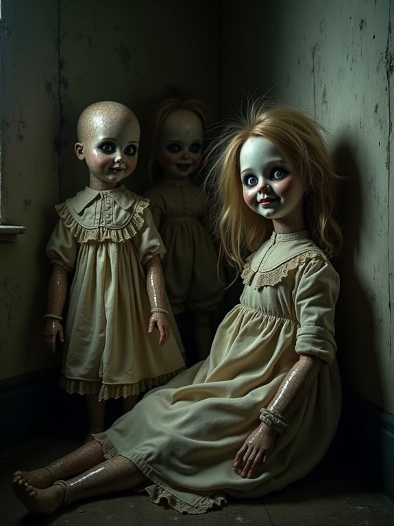 eerie lifelike dolls unsettling presence