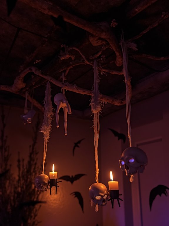 eerie props create atmosphere
