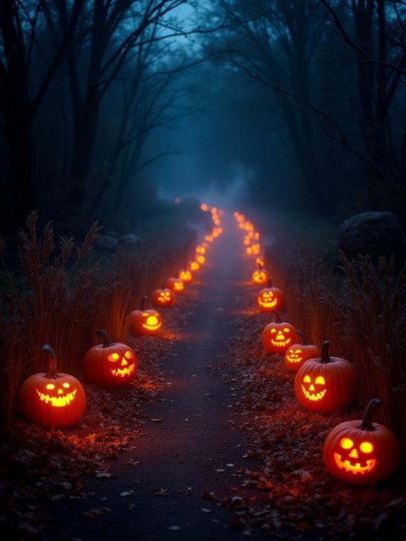 eerie pumpkin trail adventure