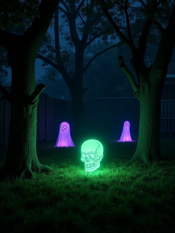 eerie sound activated lighting display