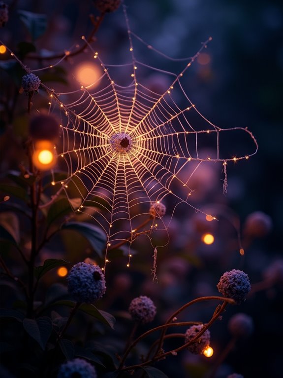 eerie spider web lights