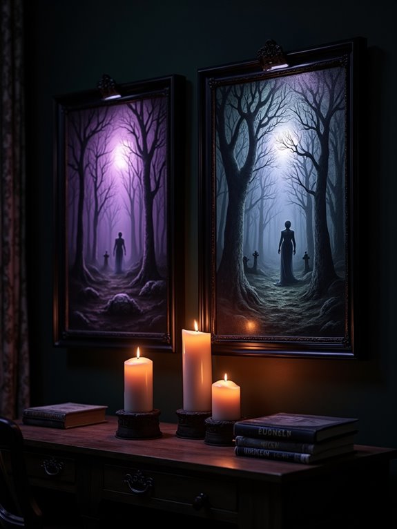 eerie twilight landscape art