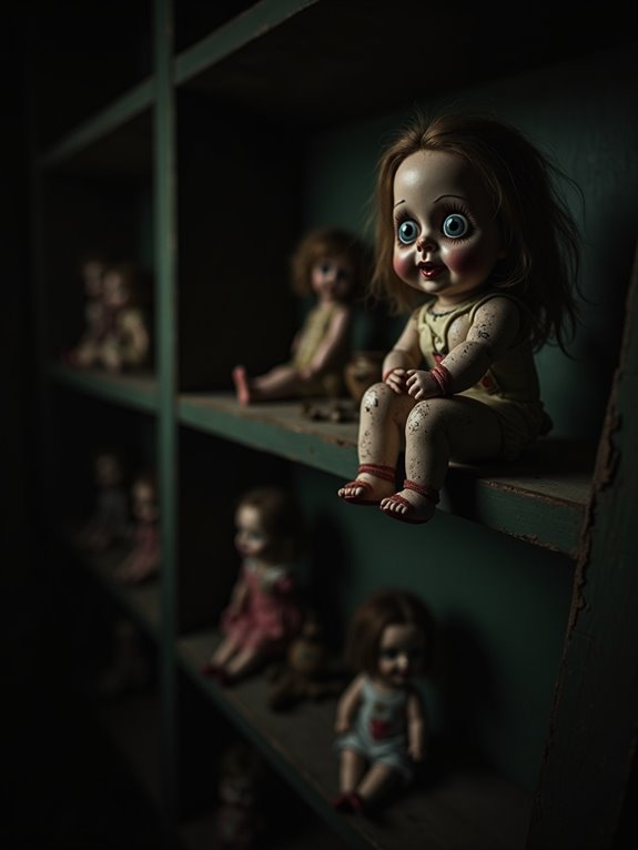 eerie unnatural doll expressions