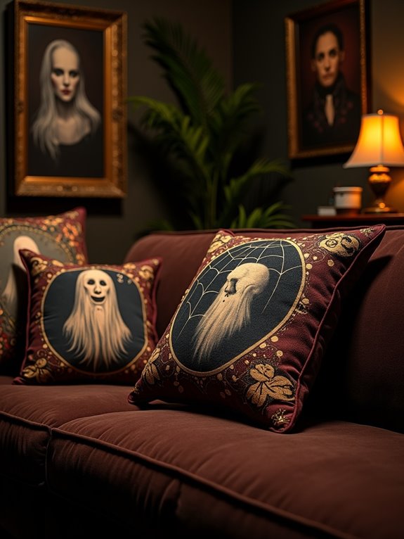 eerie vintage portrait decor