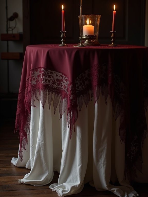 eerie vintage table decoration