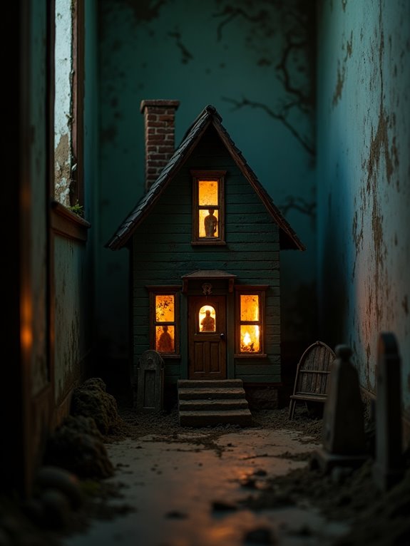 eerie whispers flickering shadows