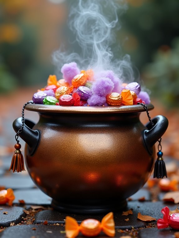 elegant halloween candy holder