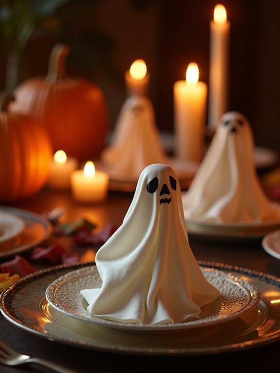 elegant halloween napkin holders