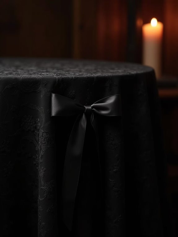 elegant lace table accent