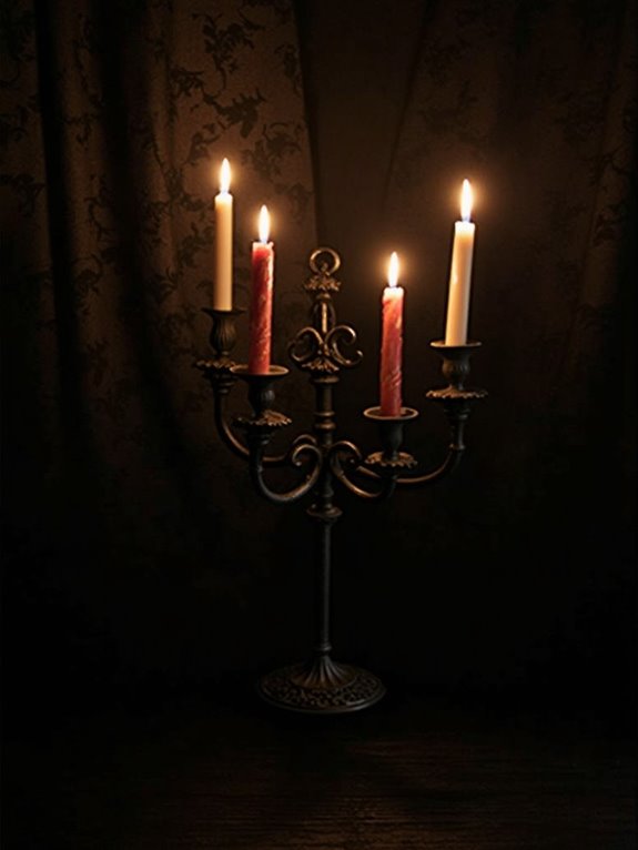 elegant rustic candlelight decor