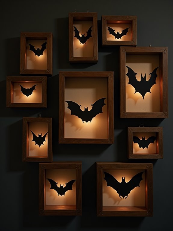 enchanting bat art display