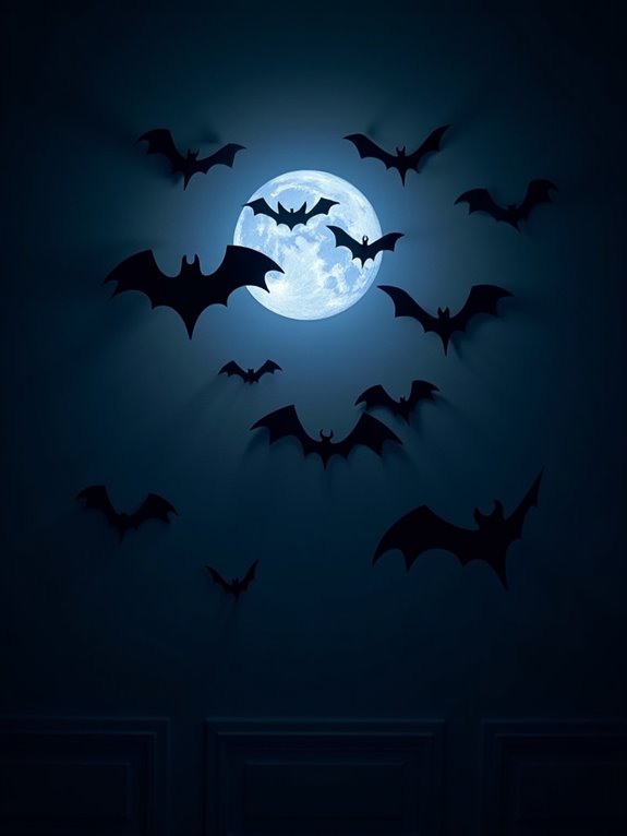enchanting bat moon decor