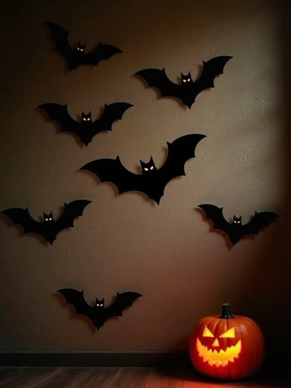 enchanting bats in flight