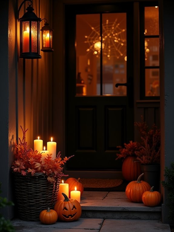 enchanting candle displays ambiance