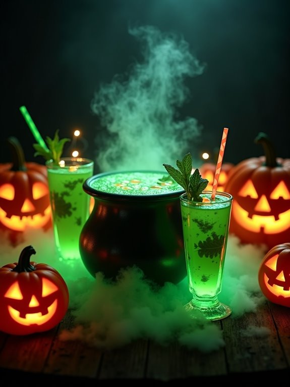 enchanting ghostly green smoothie