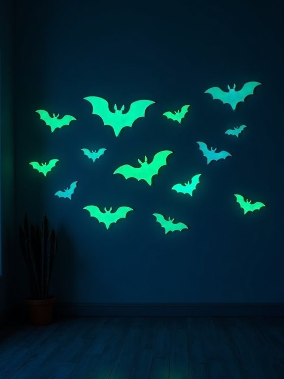 enchanting glow in the dark bats
