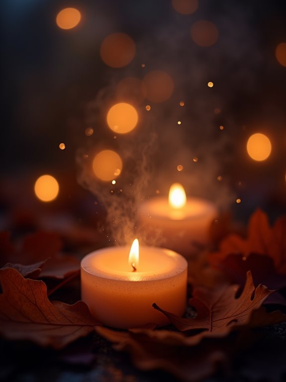 enchanting halloween candle lights