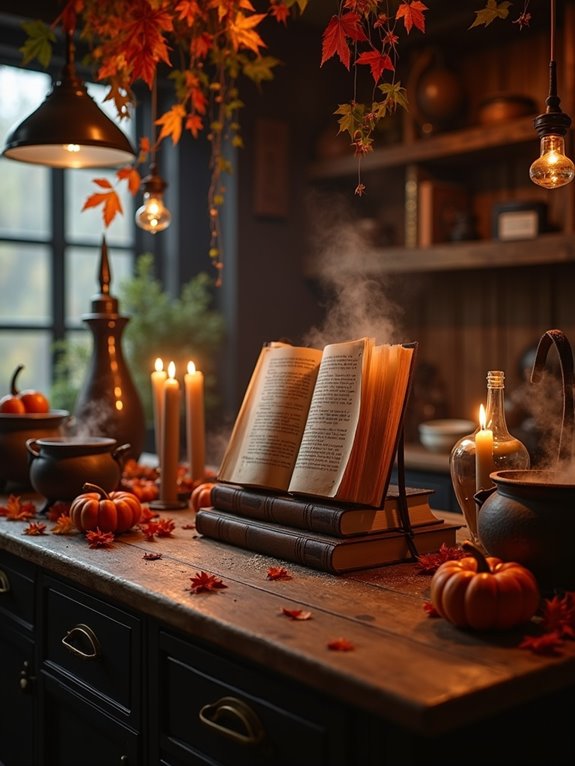 enchanting halloween kitchen decor