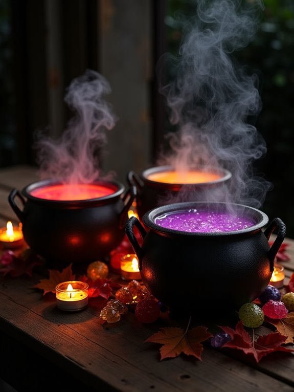 enchanting halloween potion centerpiece