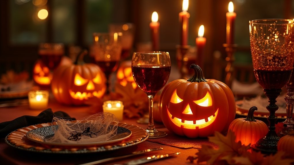 enchanting illuminated pumpkin centerpieces