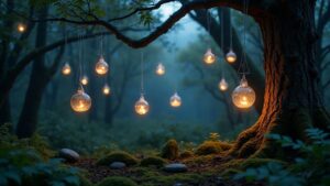 enchanting outdoor forest decor