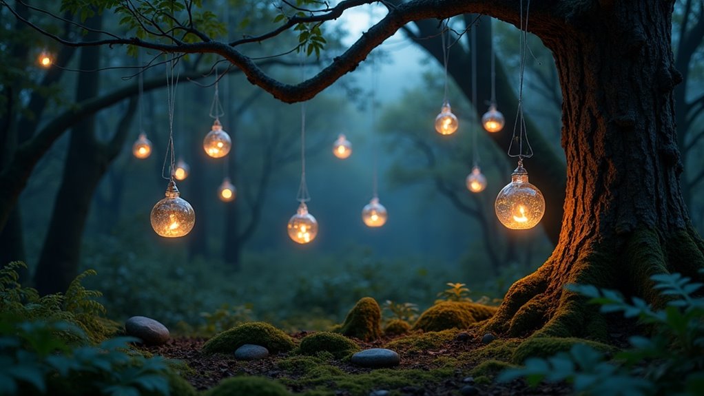 enchanting outdoor forest decor
