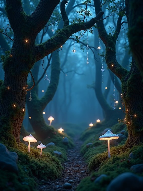 enchanting outdoor light arrangements