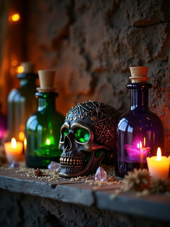 enchanting potion bottle collection