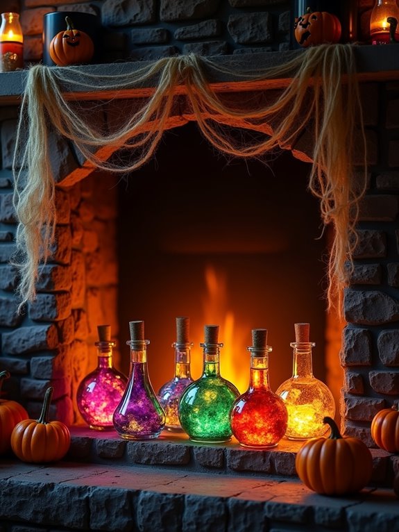 enchanting potion bottle display