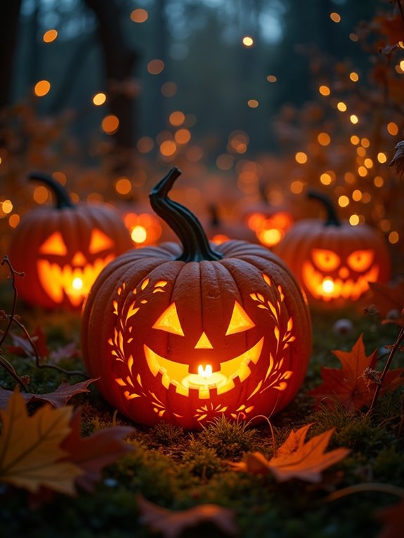 enchanting pumpkin garden decor