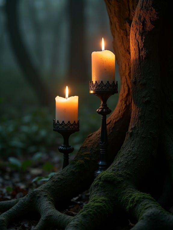 enigmatic candle holder design