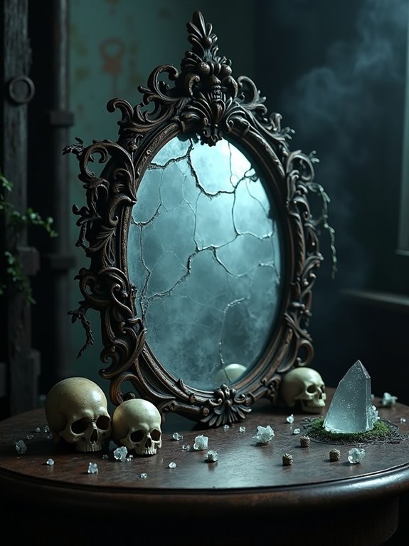 enigmatic whimsical reflective table