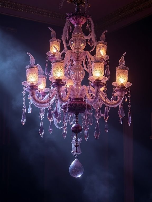 ethereal floating lantern ambiance