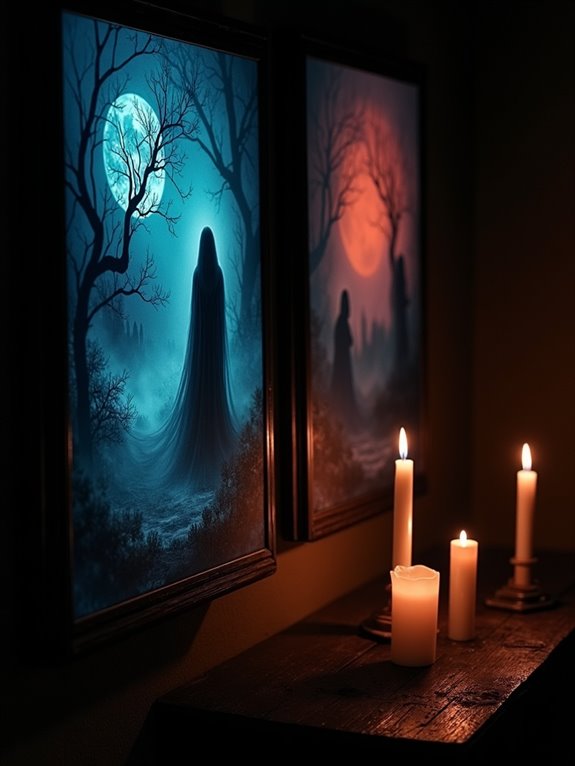 ethereal halloween art prints