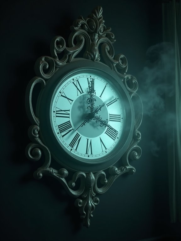 ethereal timepiece with intrigue