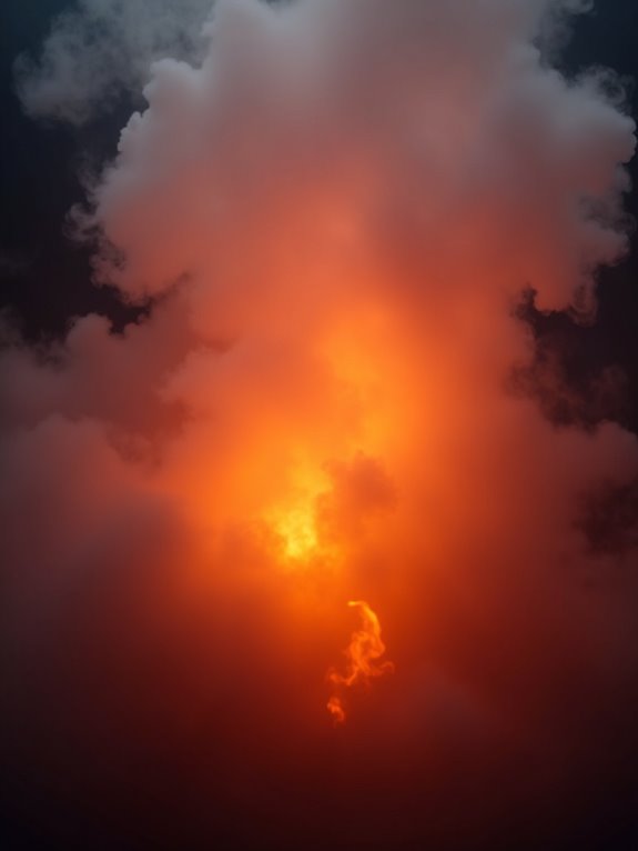 fire and fog spectacle